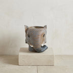 Planter Olifant D11/12x10cm - Grijs - D11/12x10cm