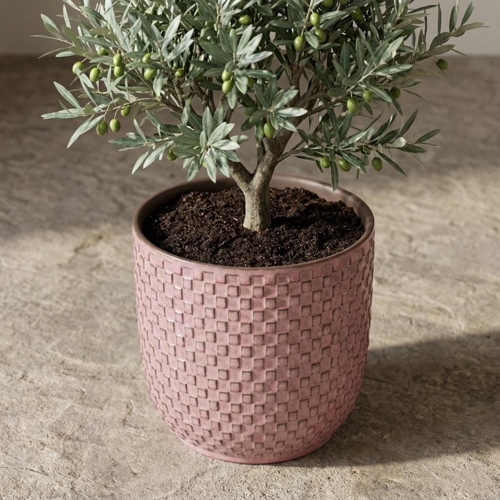 Pot relief roze D13,5