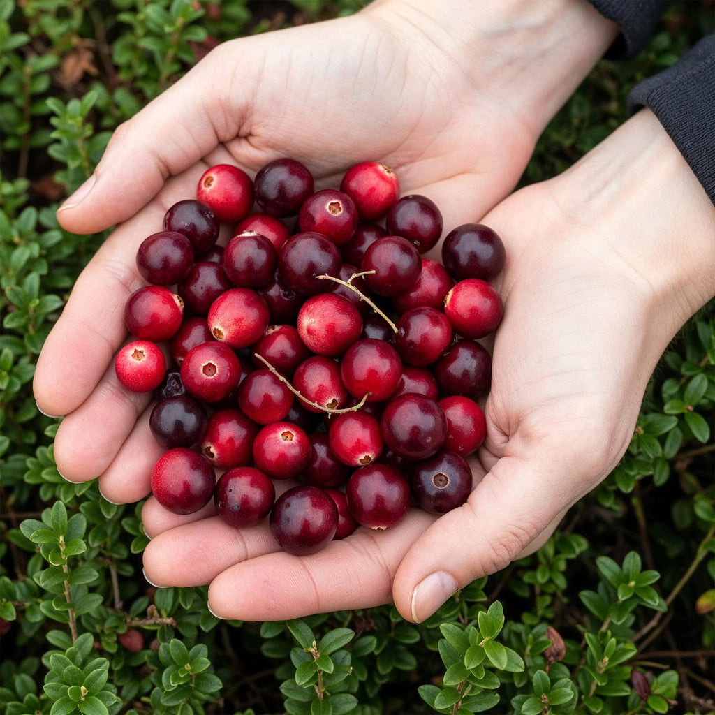 Fruitplant - 2x Vaccinium mac. Early Black - Cranberry - Winterhard - Blauwe Bes - 2 Planten - Pot 15cm - Hoogte 50cm