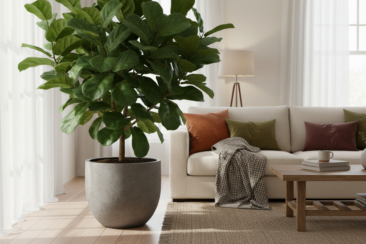 Pot Grigio New Egg Natural Concrete - D55 x H46