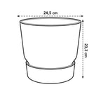 Pot elho Greenville Round groen - D24 x H23