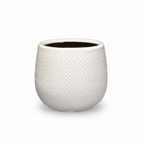 Pot Gabriel rond wit D14