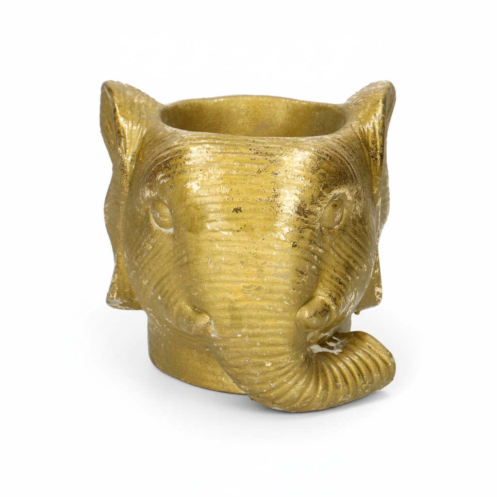 Planter Olifant D11/12x10cm - Goud - D11/12x10cm