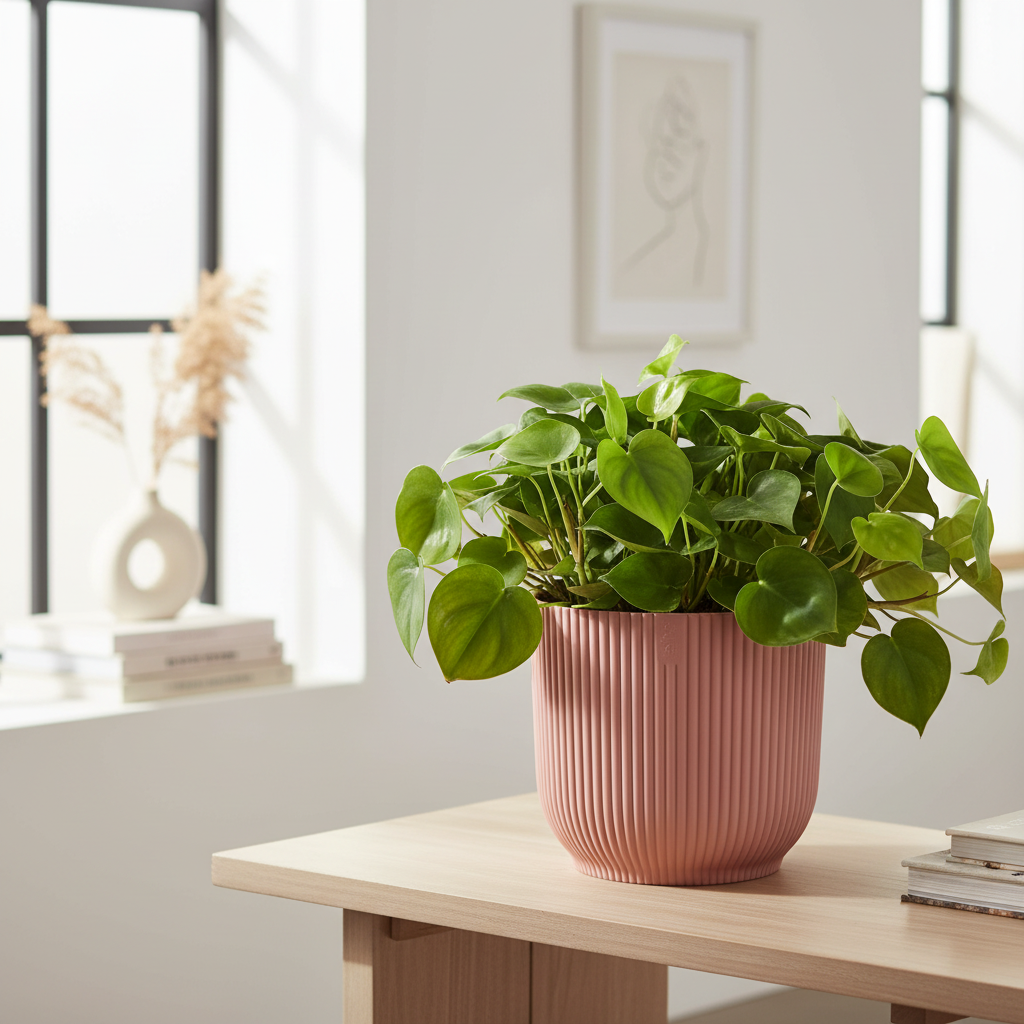 Pot elho Vibes Fold Round roze - D18 x H17