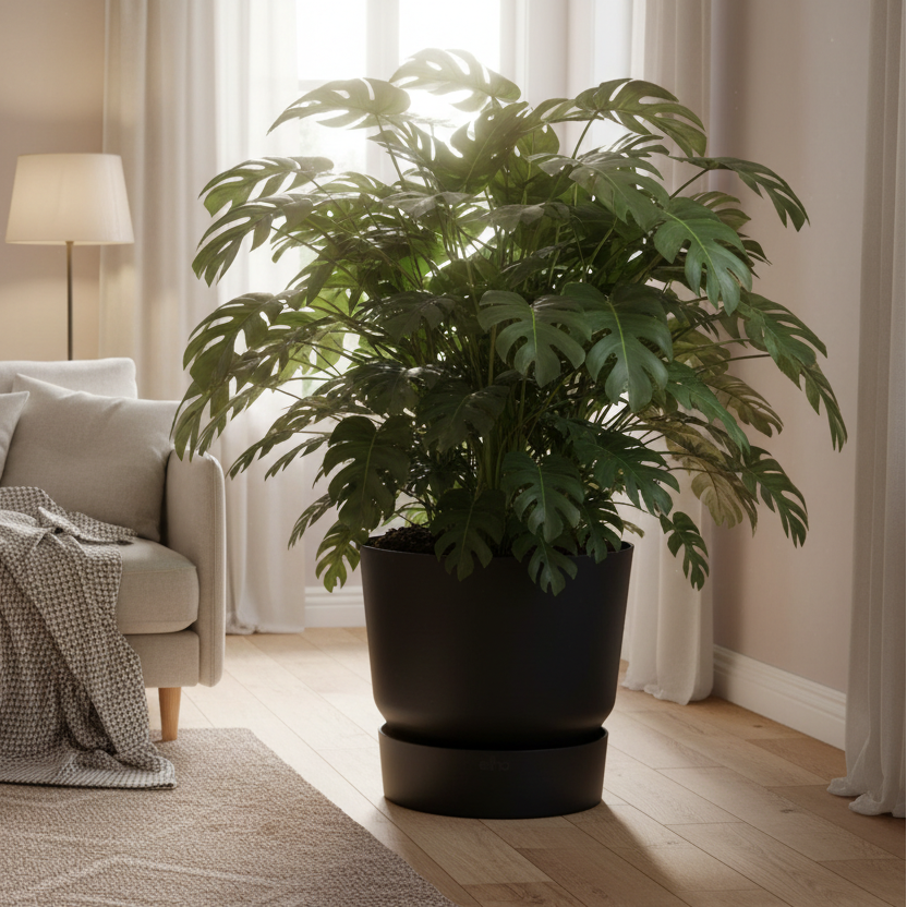 Pot elho Greenville Round zwart - D39 x H37