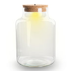 Terrarium fles met verlichting - Little Milky - Ø 17 cm ↑ 25 cm