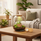 Planten terrarium - Emma - DIY kit - ↑ 25 cm - Ø 23 cm - Bonsai Red