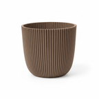 Capi Pot Nature Groove Made With Warm Taupe  - D17cm