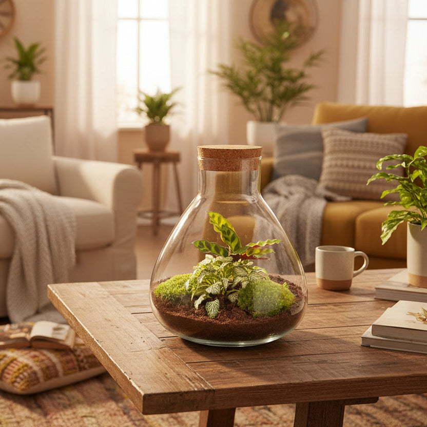 DIY terrarium - Sammie Calathea - ↕ 27 cm - No tools