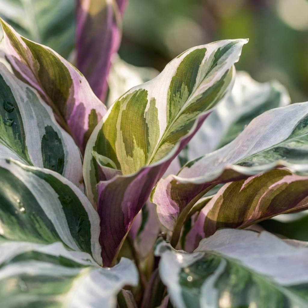 Calathea Fushion White - Ø 14 cm - Hoogte: 35 - 40 cm