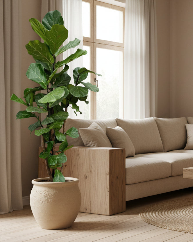 Ficus Lyrata vertakt XXL - 220cm - ø40