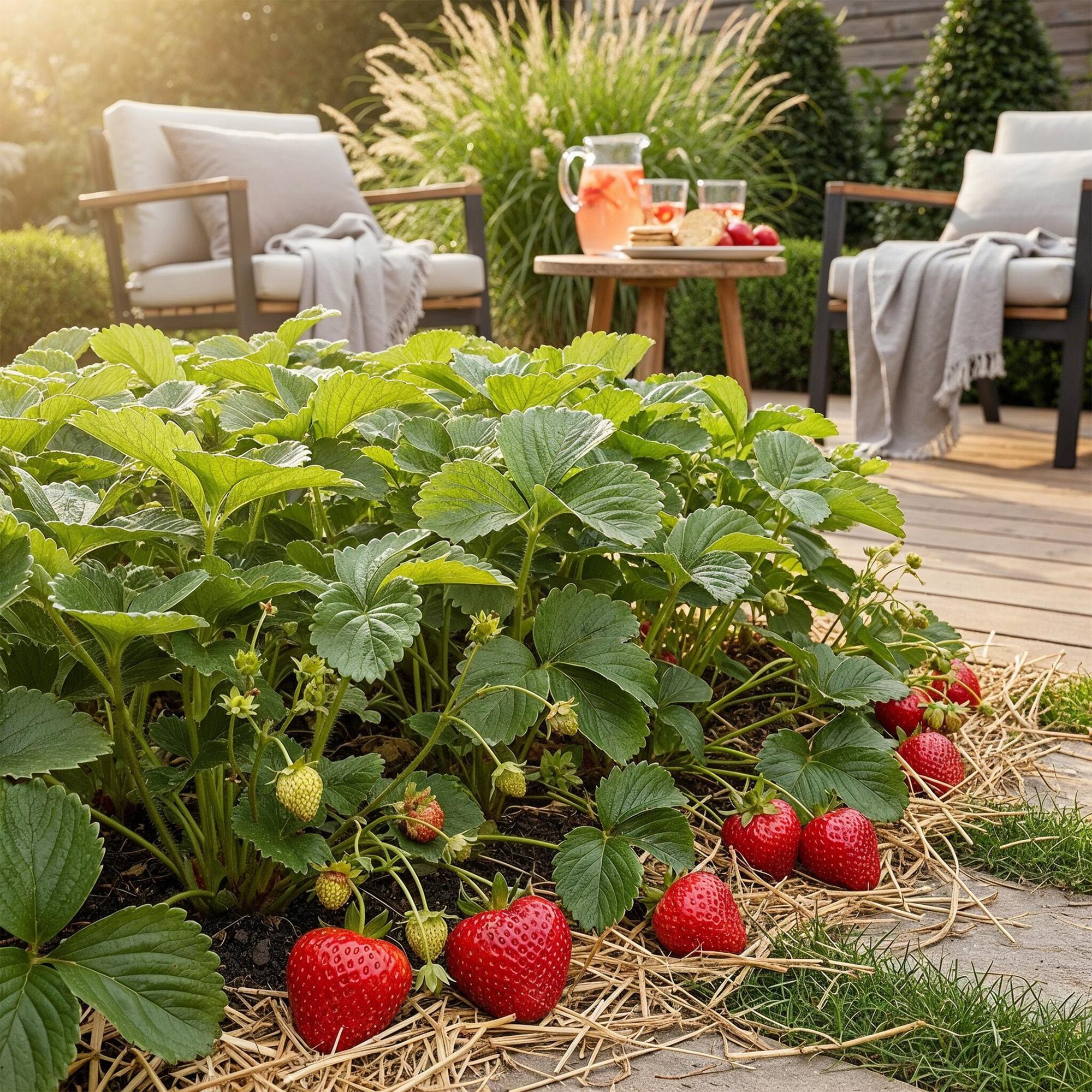 Fruitplanten -3x  Aardbei - Fragaria Elvira - Winterhard - 3 Planten - Pot 9 cm - Rode Aardbei