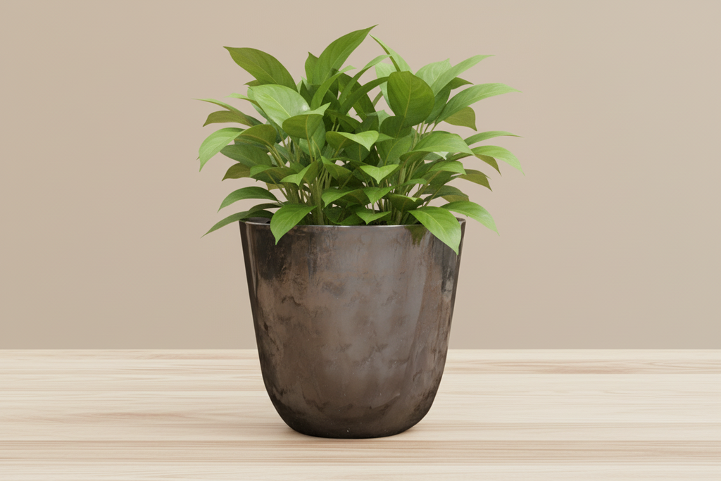 Pot Palermo marble grijs D35 x H32
