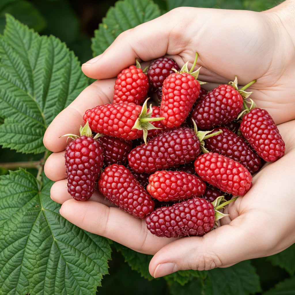 Fruitplanten - 3x Taybes - Rubus Tayberry - Winterhard - 3 Planten - Pot 9 cm - Rode Bes