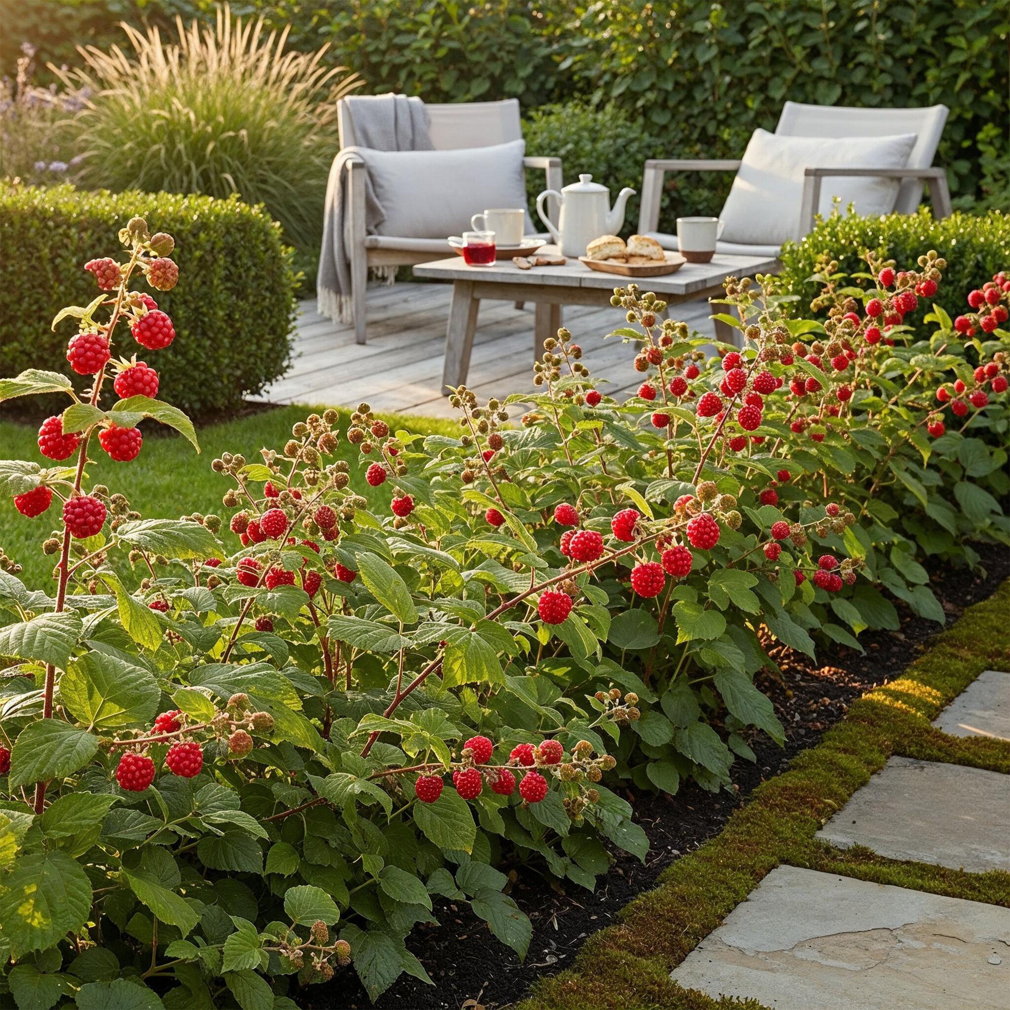 Fruitplanten - 3xJapanse Wijnbes - Rubus Phoenicolasius - Winterhard - 3 Planten - Pot 9 cm - Rode Bes