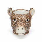 Planter Giraf D11/14x11cm - Bruin - D11/14x11cm
