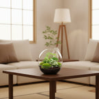 DIY Planten terrarium tweedelig bolglas - Dome XL -Ø 28 cm ↑ 28 cm - No tools