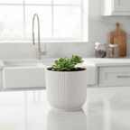 Pot elho Vibes Fold Round wit - D18 x H17