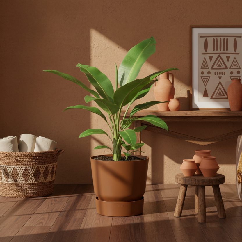 Pot elho Greenville Round bruin - D39 x H37