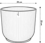 Pot elho Vibes Fold Round roze - D25 x H23